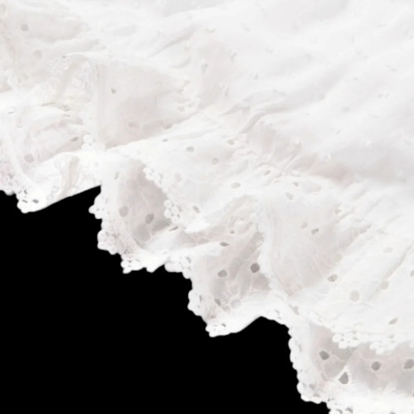 NWT Art Class Girls Eyelet White Dress L 10/12 - Picture 3 of 8